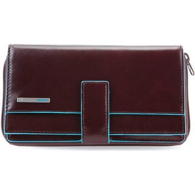 Кошелек женский PIQUADRO BLUE SQUARE PD1354B2R/MO (красное дерево)